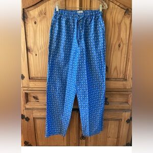 Men Alynn blue penguin print pajama lounge pants - size S - NWOT